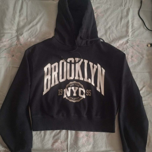 Women's black sweatshirt, size S
