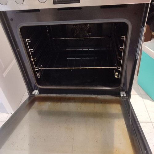 AEG electric stove with ceramic hobs used, good condition