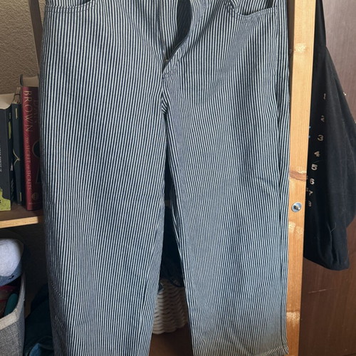 Massimo Dutti pants black and white, size L