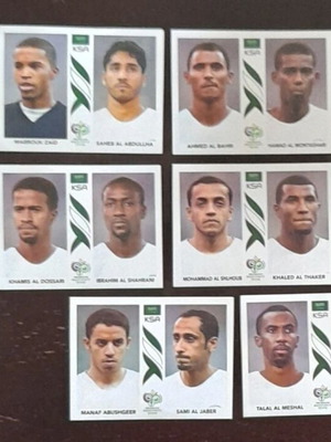 Panini World Cup 2006 Saudi Arabia sticker set