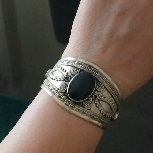 Handmade alpaca bracelet used