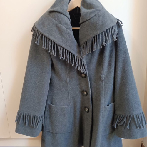 Naf Naf coat used, gray, size 38