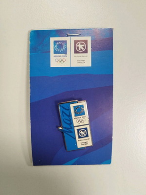 Pin Athens 2004 Olympic Games Alpha Bank like new