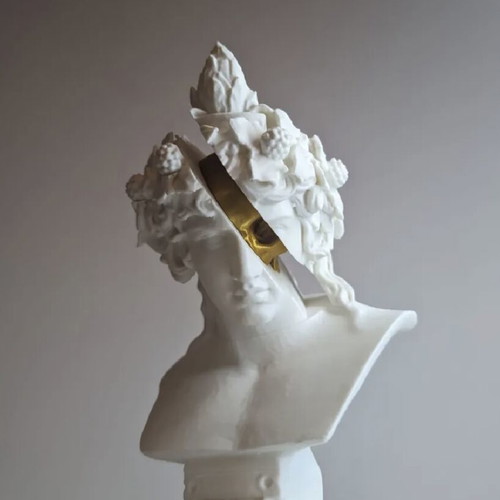 Antique Fusion bust new, modern abstract decorative sculpture