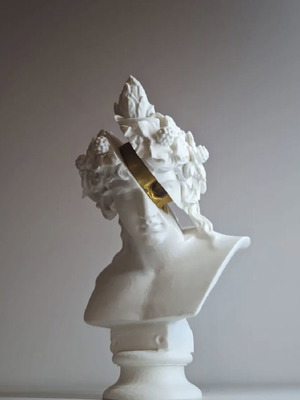 Antique Fusion bust new, modern abstract decorative sculpture
