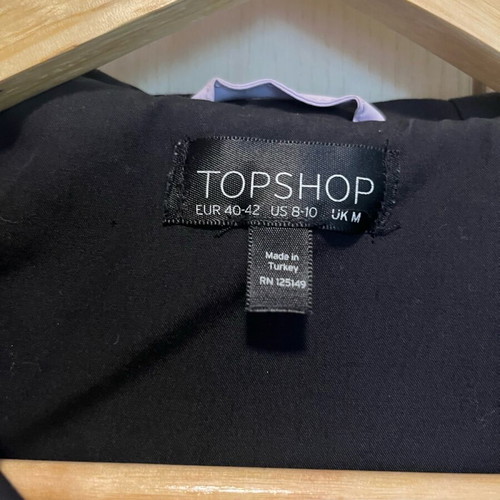 Topshop windbreaker like new, white and purple
