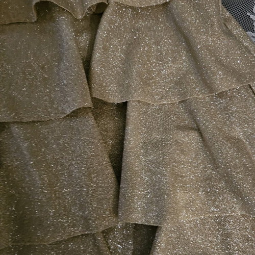 Dress used small gold airy with layers