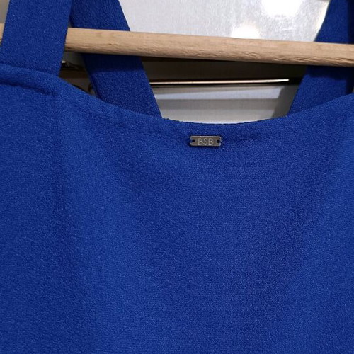 BSB blouse blue XL like new with shoulder design