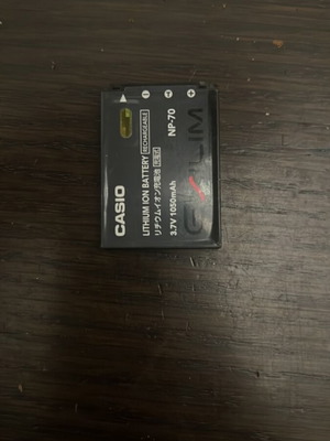 Casio NP-70 επαναφορτιζόμενη μπαταρία λιθίου 3.7V 1050mAh σαν καινούργιο