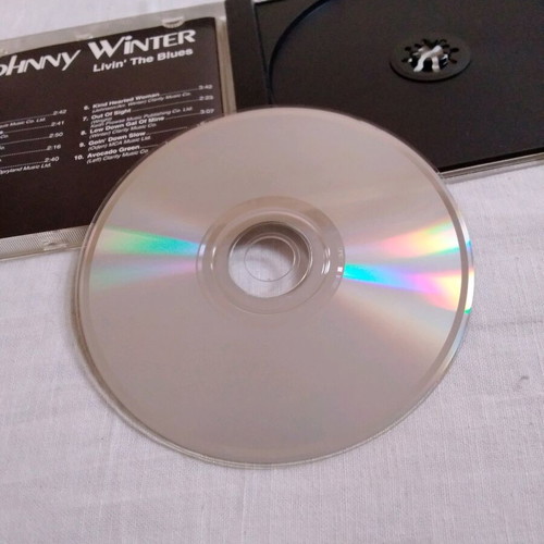 Johnny Winter Livin' The Blues CD like new