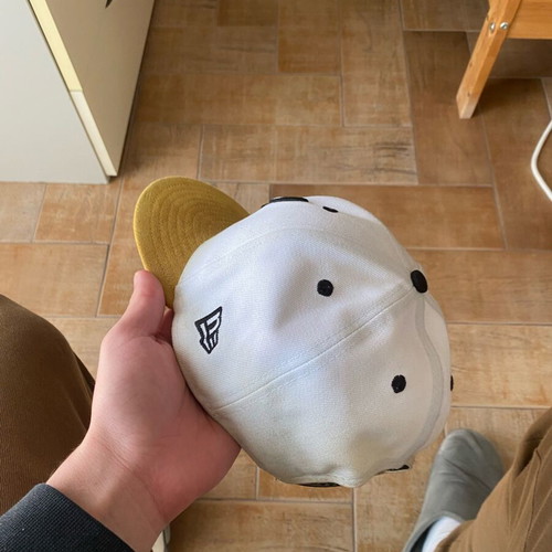 Chicago Bulls SnapBack Hat 9FIFTY Yellow White Used