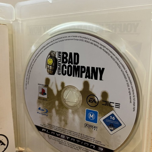 Battlefield Bad Company PS3 game used for PlayStation 3
