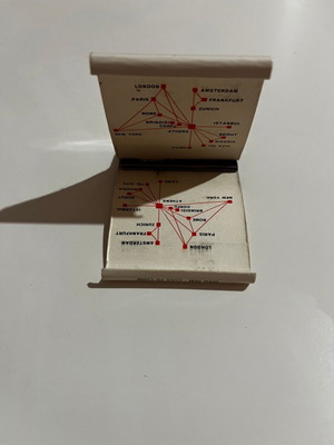 Olympic Airways matchbox used