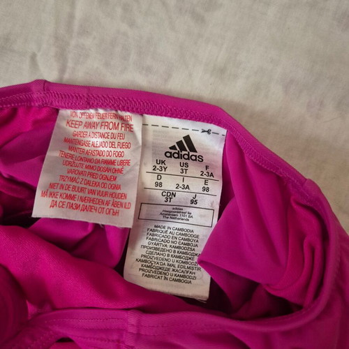 Adidas swimsuit for 2-3 years like new, fuchsia