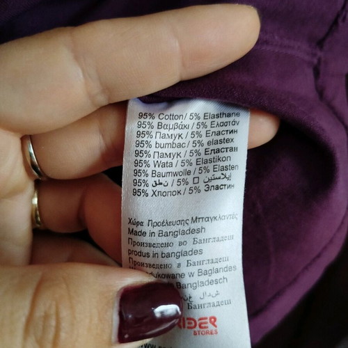 Cotton stretch Soul Rebel blouse by Sprinter in purple, size Large like new