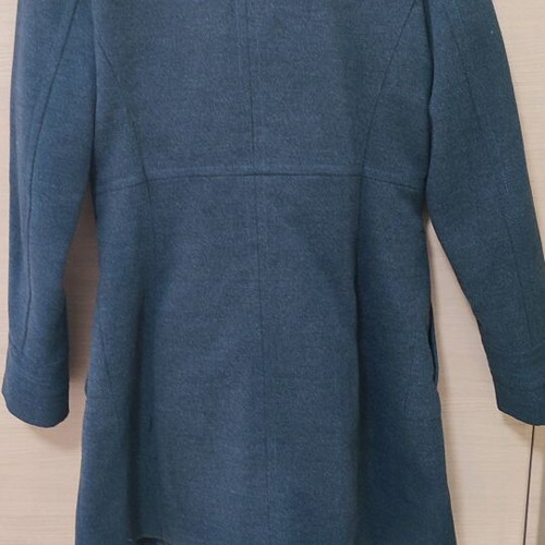 Zara coat medium gray like new