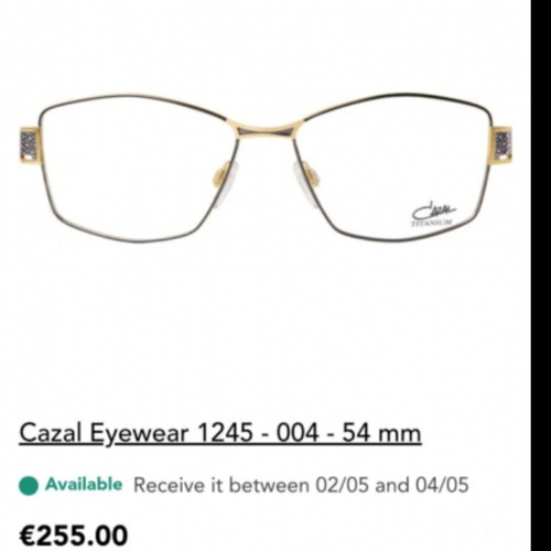 Cazal original glasses frames like new, blue