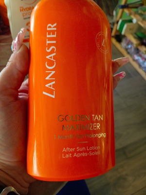 Lancaster After Sun Lotion Golden Tan Maximizer 400 ml like new