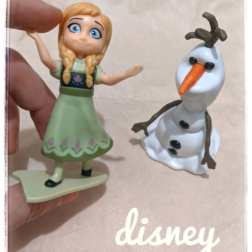 *SALES* 2 figures from the movie Frozen (Disney) Olaf & Anna