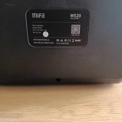 MIFA M520 Gen2 Party Speaker Bluetooth portable, like new