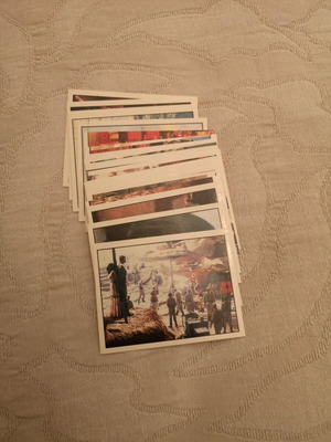 Panini Indiana Jones stickers like new, 27 pieces