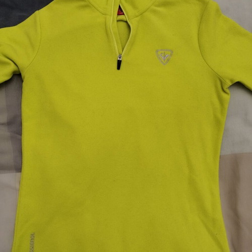 Rossignol fleece like new, yellow, sizes 134-140 cm for ages 9-12