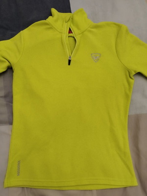 Rossignol fleece like new, yellow, sizes 134-140 cm for ages 9-12
