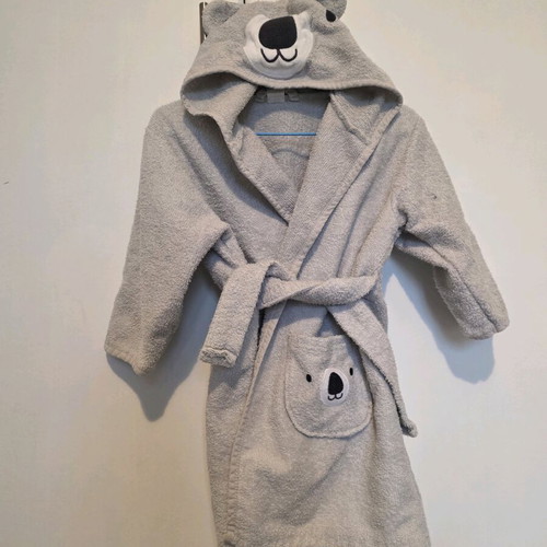 Baby bathrobe used, size 80/86 cm