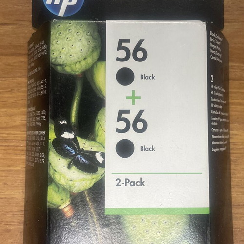HP Ink 56 Black new 2-pack