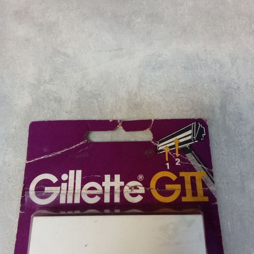 Gillette Contour collectible razor blade pack 1980s vintage new