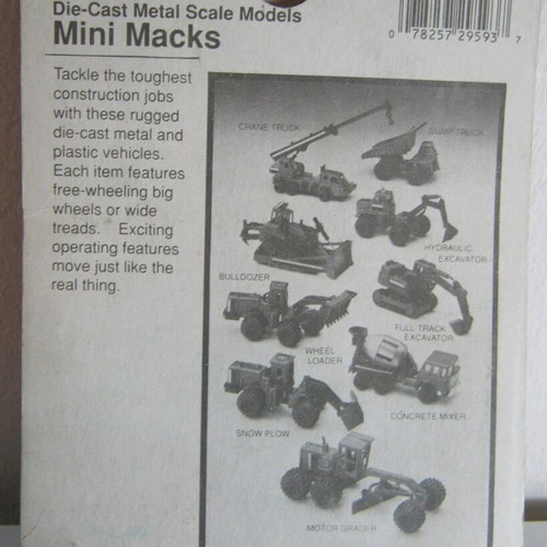 Caterpillar Cat Mini Macks Zee diecast vehicle new