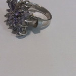 Silver ring new, size 54