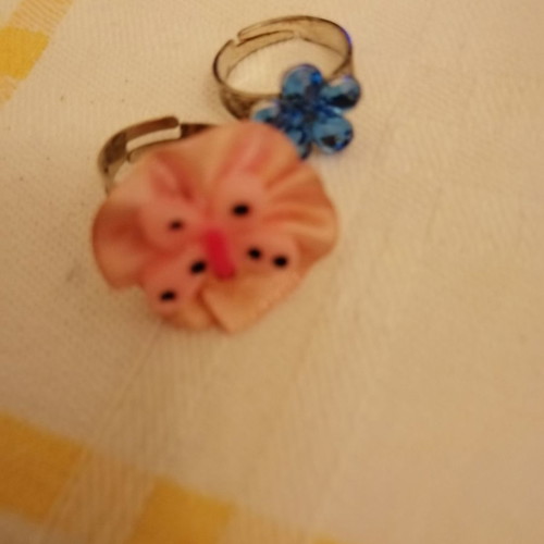 Children's rings used, set of 2 pieces