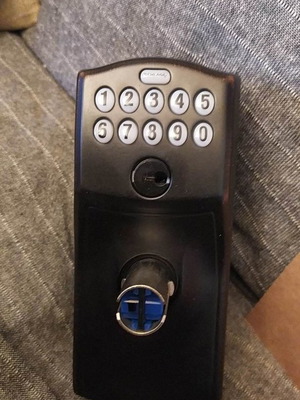 Κλειδαριά ασφαλείας Schlage μοντέλο FE595 μαύρη καινούργια