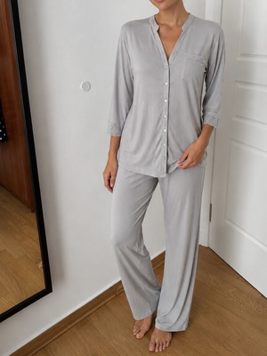 Catherine’s pajama set used, size XL, soft gray