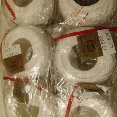 White Crochet Thread No 50, Pack of 6, New