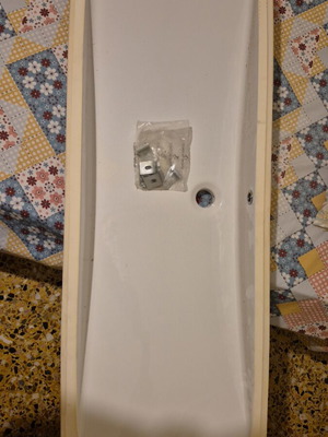 Porcelain Undermount Sink 44cm Depth 106cm Width Italian