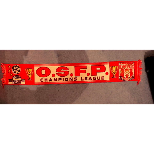 Olympiacos Champions League 2006 scarf like new, official replica