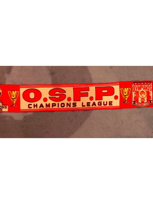 Olympiacos Champions League 2006 scarf like new, official replica