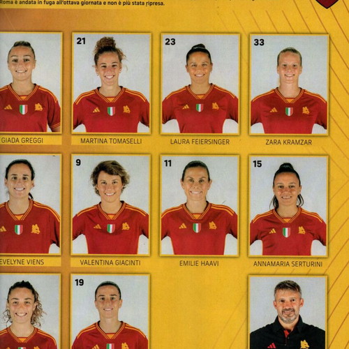 Panini Official Sticker Album Roma 2023-2024 new