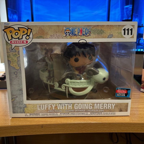 One Piece Luffy with Going Merry Funko Pop μεταχειρισμένο