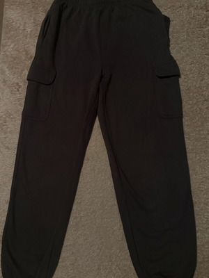 Bershka gray sweatpants with side pockets