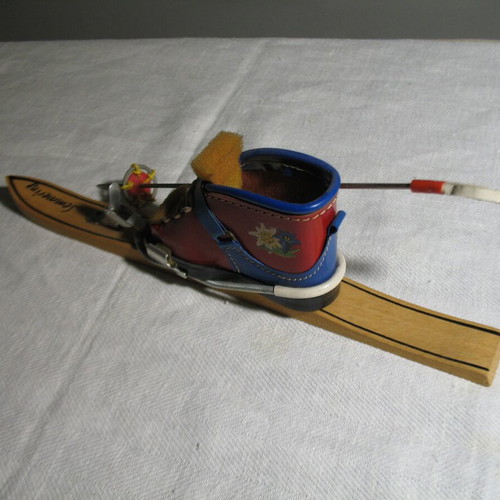 Semmering ski miniature like new with matchbox holder