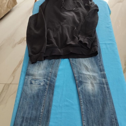 Urban set for boys H&M hoodie and Starboy cargo pants like new with Review jeans gift