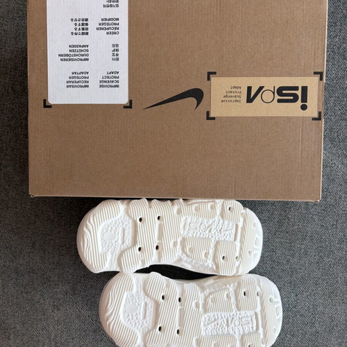 Nike ISPA Universal Natural sandals size 38.5 new, white