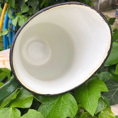 Green enamel pitcher 3L used in very good condition