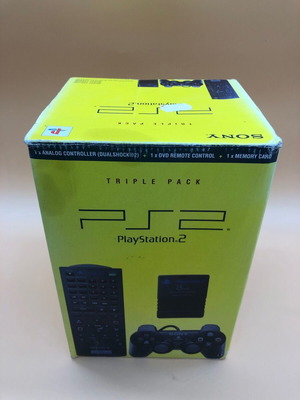PlayStation 2 Triple Pack Sony used authentic empty box