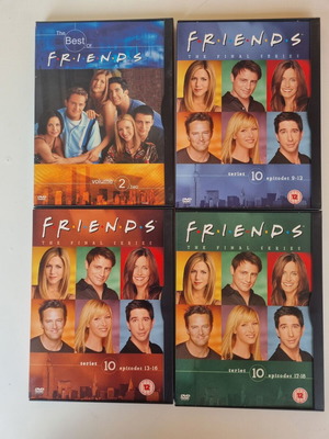 Friends Series 10 DVD Empty Cases Pack of 4