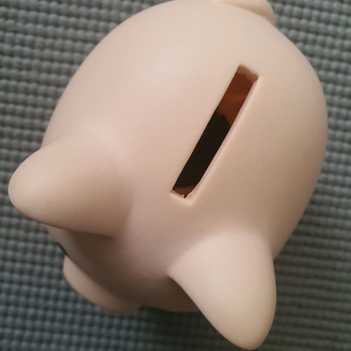 Piggy bank new, plastic