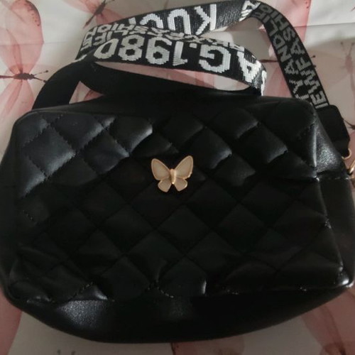 Shoulder bag new black leatherette from Shein